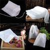 100Pcs Non-Woven Fabrics Empty Teabags String Seal Filter Paper Loose Tea Bags