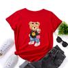 Women Men Cotton T Shirt Round Neck Short Sleeve Tee Fashion Black White Top Comfortable Soft T-Shirts