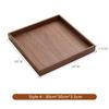 HeMu Solid Wood Entrance Desk Miscellaneous Coffee Table Office Key Storage Box Jewelry Cosmetics Stationery Sorting Box Tray