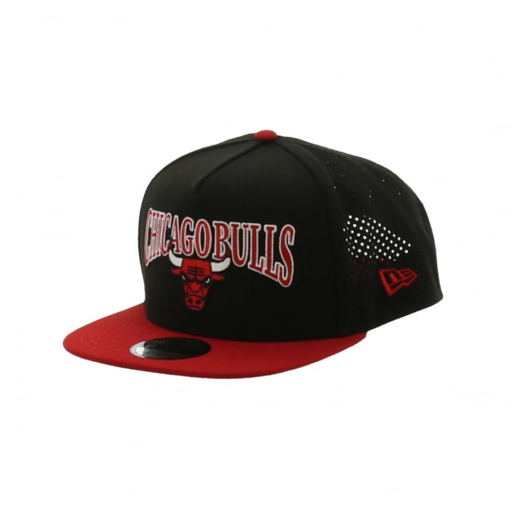 New Era Cap 9FIFTY NBA 2 Tone Laser Perforated Chi 950AF LP NBA 2TONE CHIBUL BLK SCA 14388566 NER36C7972 Black/Scarlet M/L