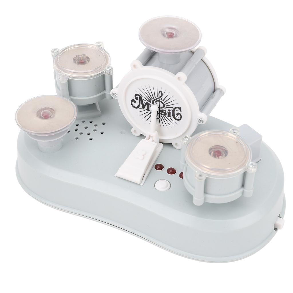 Finger Touch Drum Early Educational Simulation Electronic Tiny Desktop Finger Drum with Sound Light