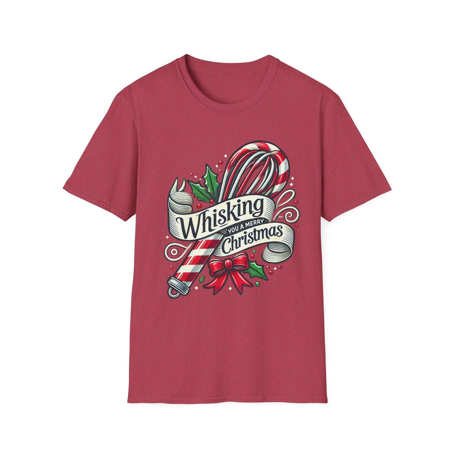 Whisking You a Merry Christmas T-Shirt - Perfect for Holiday Cheer! 3XL