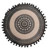 Elegant Jute Placemats With Tassels Heat Insulation Mats Dining Table Embroidery Tassels Table Mat Pad Tableware Coaster Party