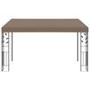 Wall Mounted Pavilion 4x3x2.5 M Taupe