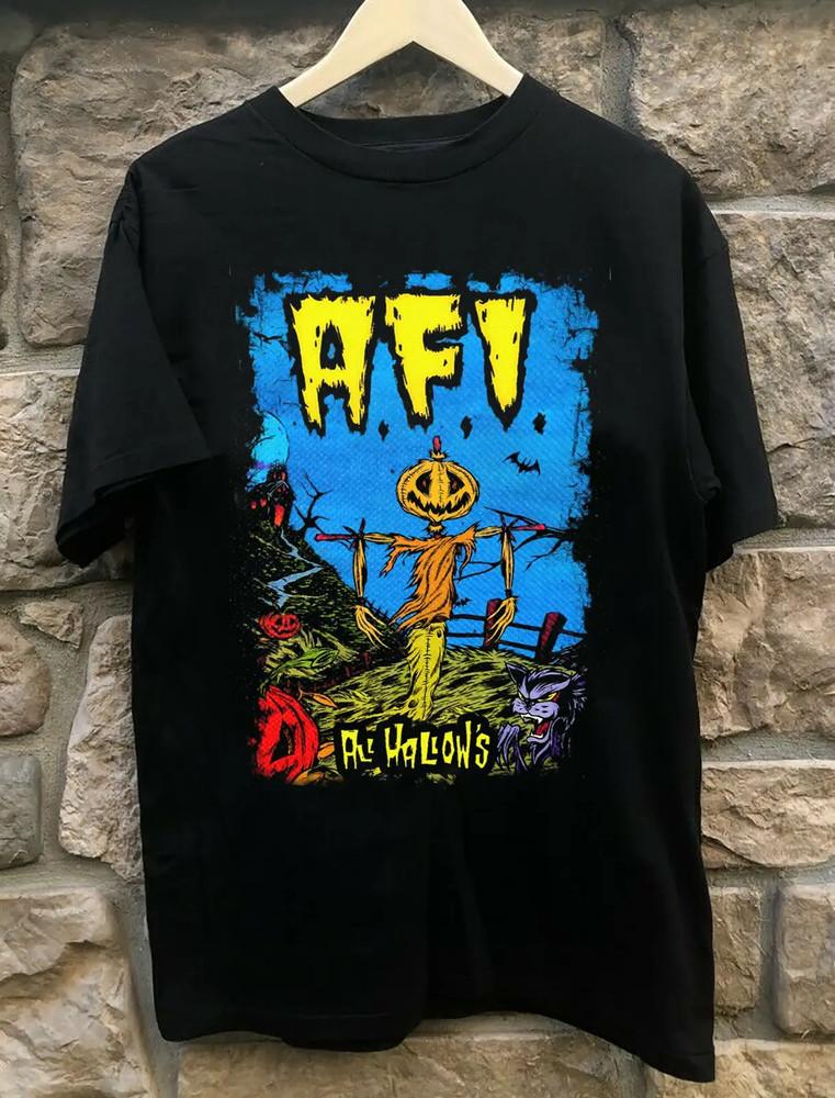 Popular AFI Band All Hallow Full Size S-5XL SS95 Unisex T-Shirt S