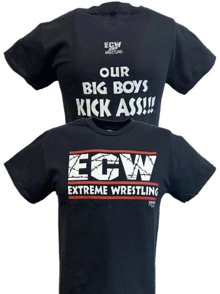 ECW Extreme Championship Wrestling Big Boys Black T-shirt L