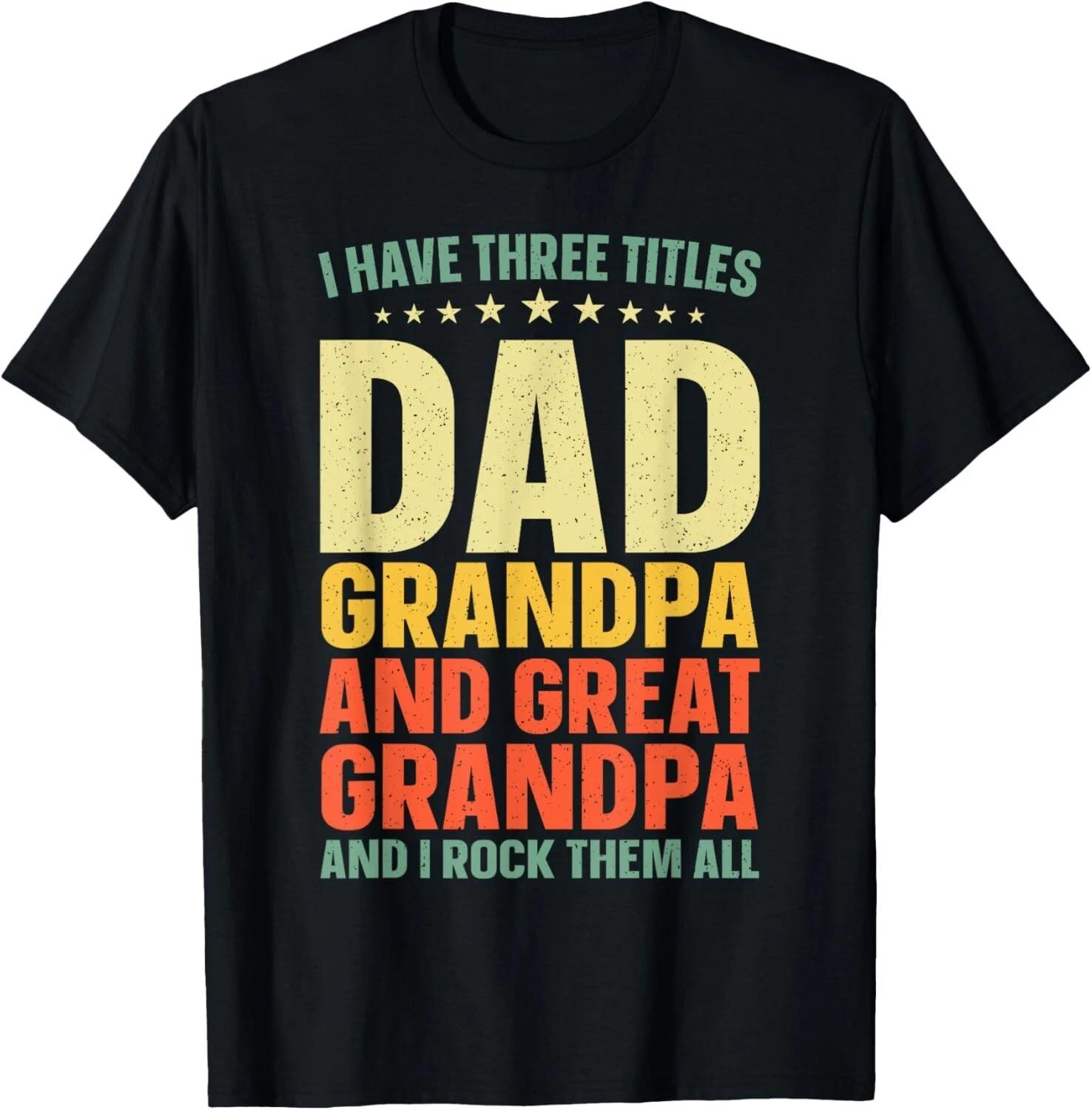 Cool Great Grandpa Art For Grandpa Men Dad Great Grandfather Gift Unisex T-Shirt 2XL