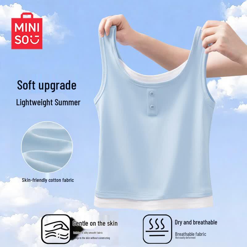 MINISO Women s Slim-Fit Sleeveless Camisole Vest L