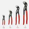 Multifunctional Adjustable Water Pump Pliers with Dipped Handle and Large Opening