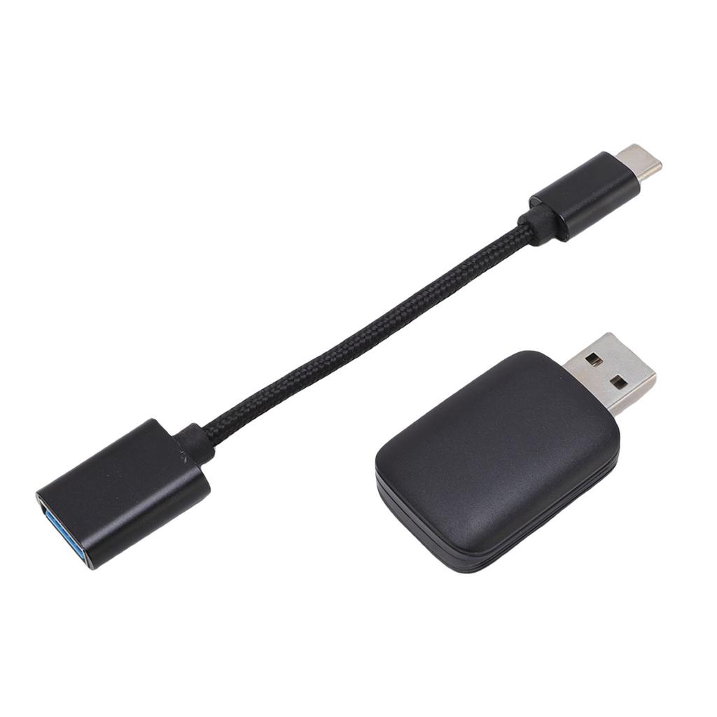 2 in 1 Adapter For CarPlay For Android Auto Wired to Wireless Car Adapter WiFi 6 Bluetooth with USB