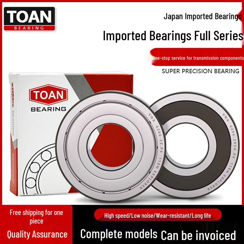 İthal Derin Oluklu Bilyalı Rulmanlar Modeller 6200-6207ZRS