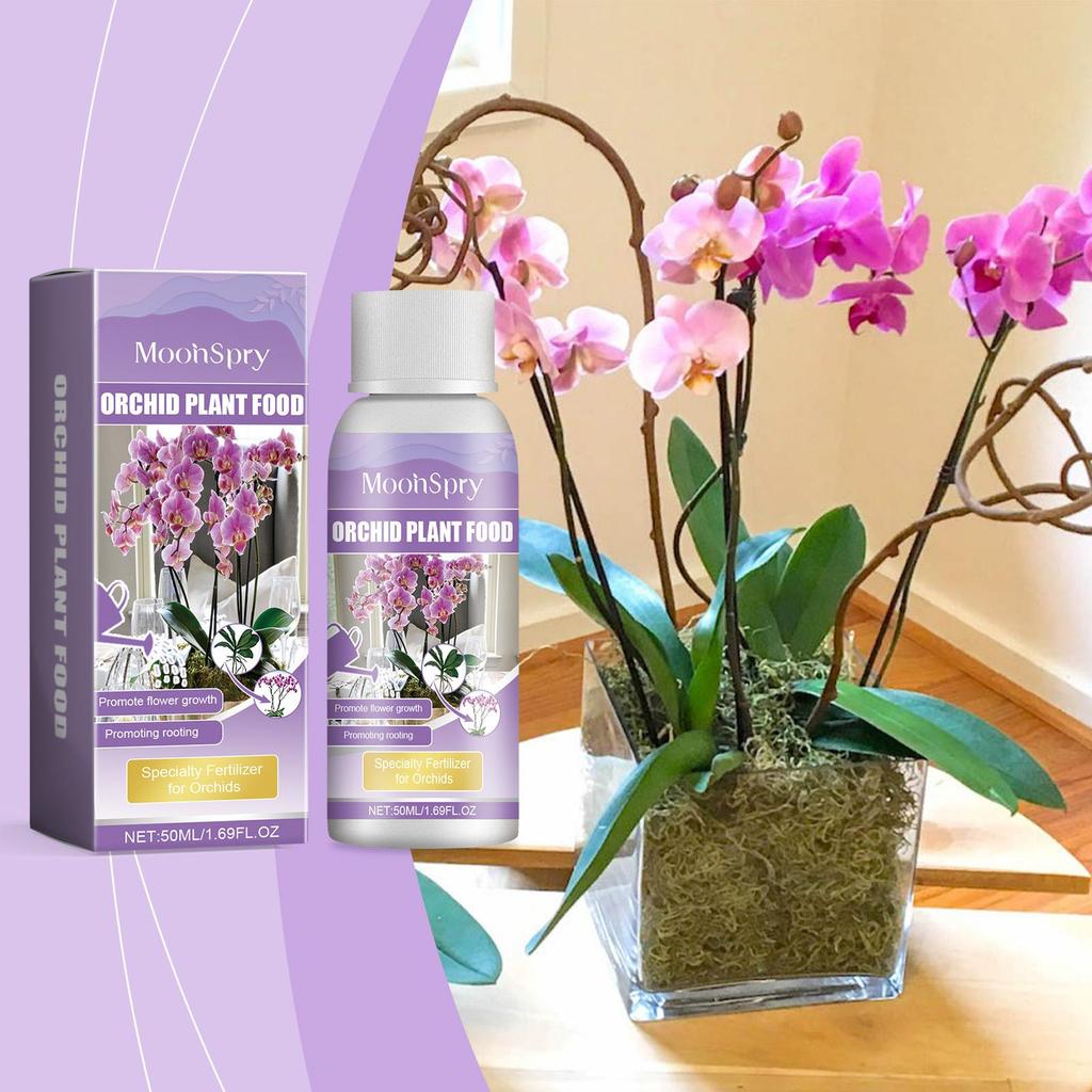 Agente di Crescita per Piante di Orchidee. Soluzione nutritiva specializzata per fiori e piante verdi. Universale per la coltivazione delle orchidee