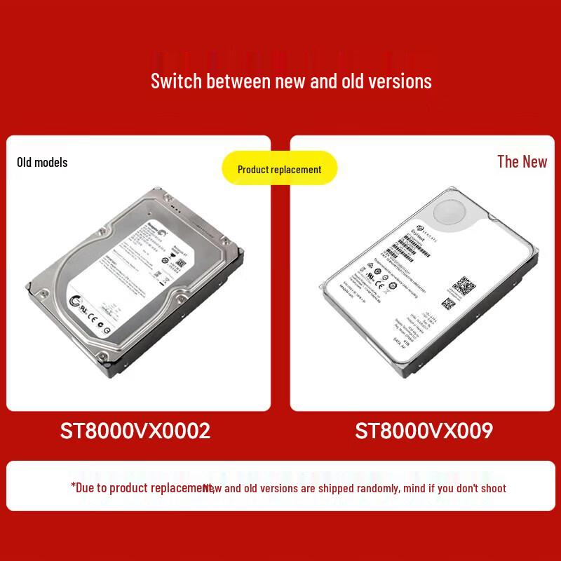 Hikvision Seagate SkyHawk Surveillance Hard Drive 8TB CN plug (adapter included)