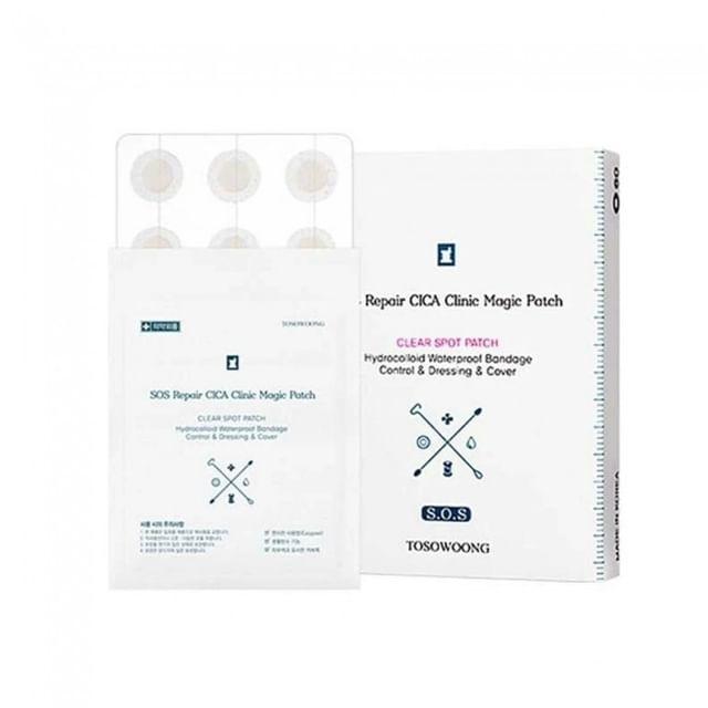 TOSOWOONG SOS Repair Cica Clinic Пластырь от акне 66 шт. 1 pack x 66pcs