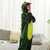 Pijama unissex de anime Kigurumi, fantasia de dinossauro, fantasia de inverno com capuz, conjunto de roupa de dormir para festa