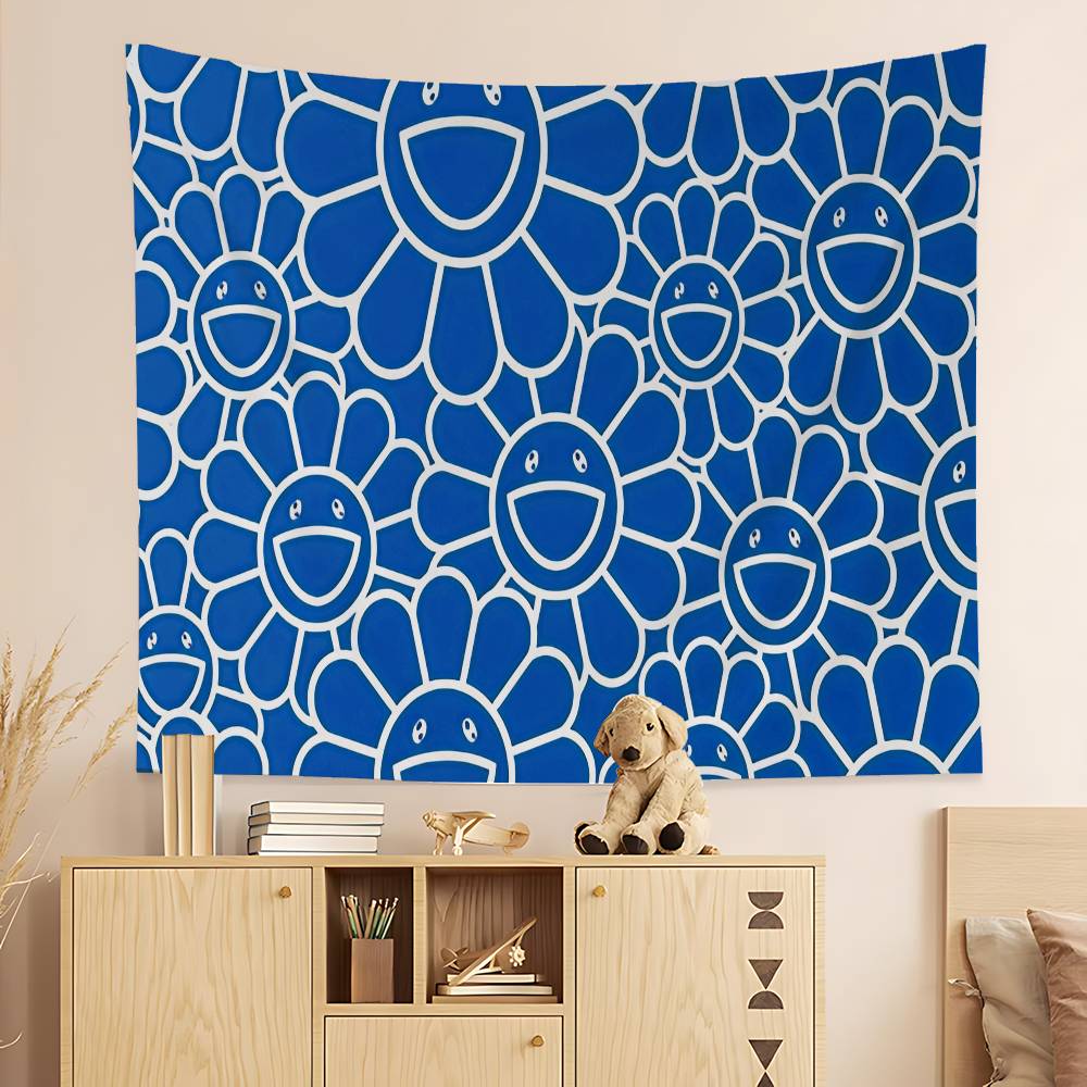 Art TTakashi MMurakamis DIY Wall Tapestry For Living Room Home Dorm Decor Wall Art Decor