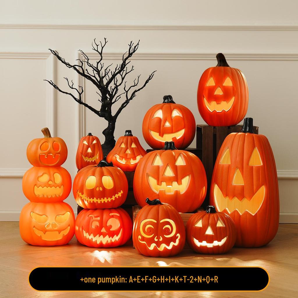 Halloween Large Pumpkin Lantern: Festive Decor for Doorways, Bars, and Shops