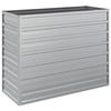 VidaXL Lit Surélevé de Jardin Jardinière Bac à Fleurs Pot de Plantes Lit de Plantation Balcon Extérieur 100x40x77 cm Acier 316896