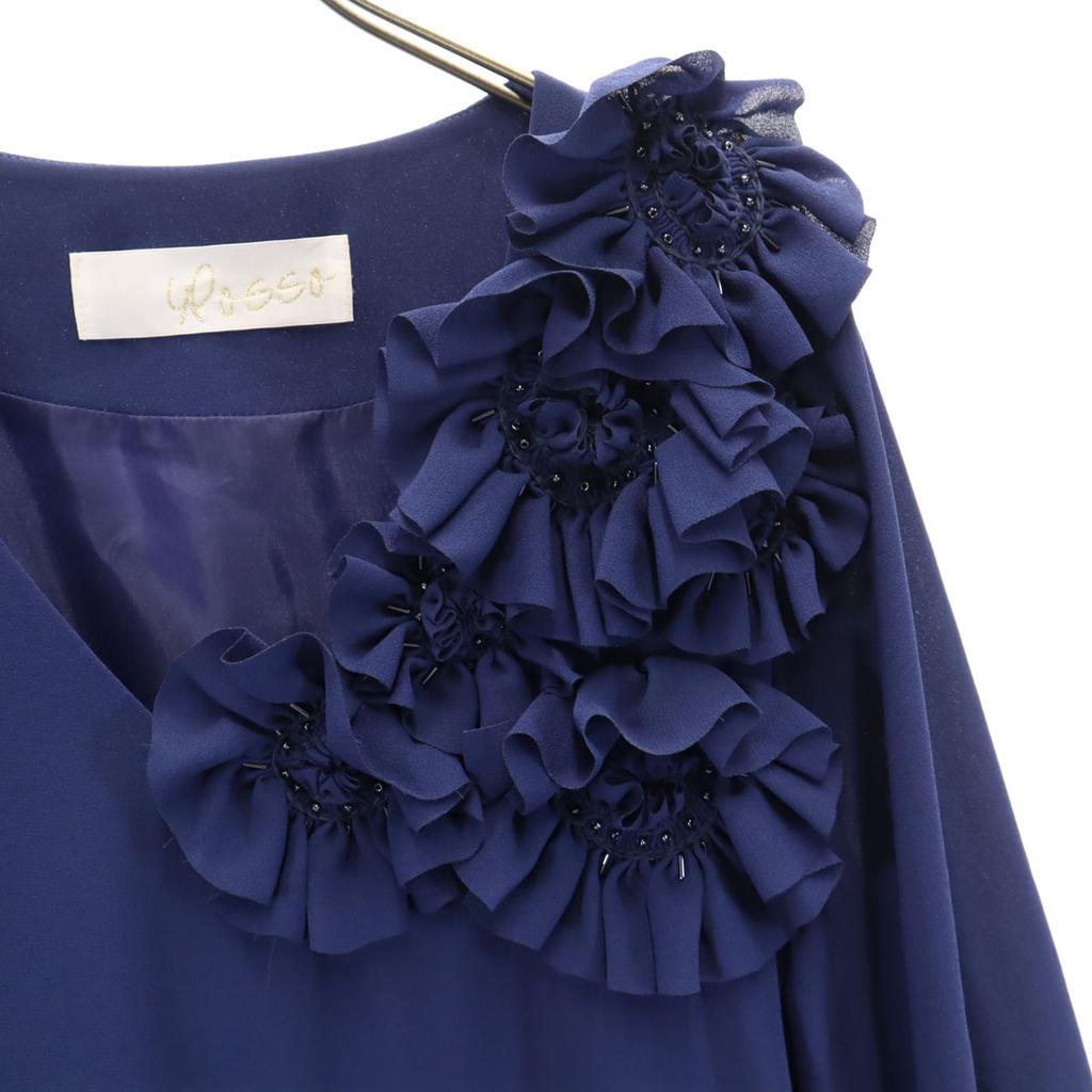 ROSSO 7 minutes sleeve mini dress F Navy Women Used