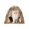 Waterproof Foldable Pet Tent Cat House Warm Cozy Curtain Style Cat Bed Dog Kennel Maternity Shelter Indoor Outdoor Use Durable