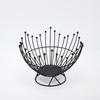 Gold Wrought Iron Fruit and Candy Display Basket for Living Room