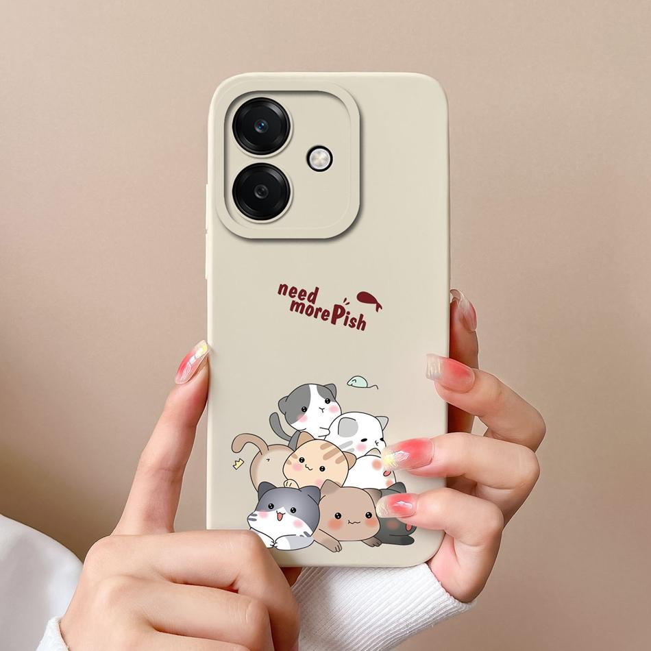 Cute Cases For Oppo A40 A40m A60 Back Cover High Quality Liquid Silicone Full Protection Soft Funda For OppoA40 OppoA60 Housing