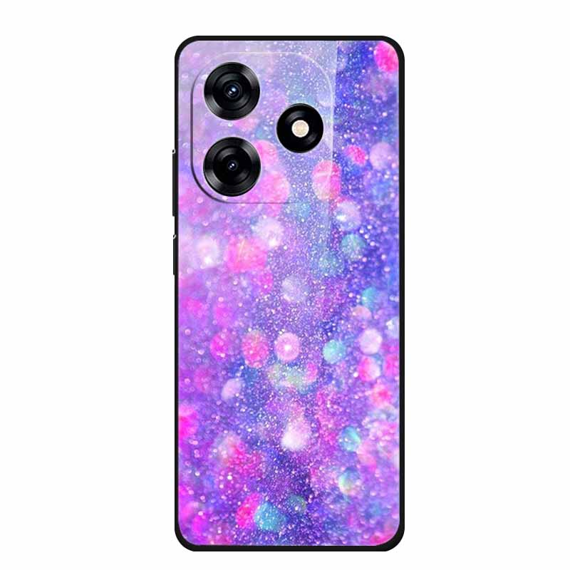Glass Back Cover For Honor X5c Plus Case Coque Hard Tempered Glass Case For Honor Play 10A X5c Plus Phone Case Cover Soft Bumper