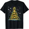 Ananas Weihnachtsbaum Weihnachten Frucht Für Männer Frauen Kinder T-Shirt