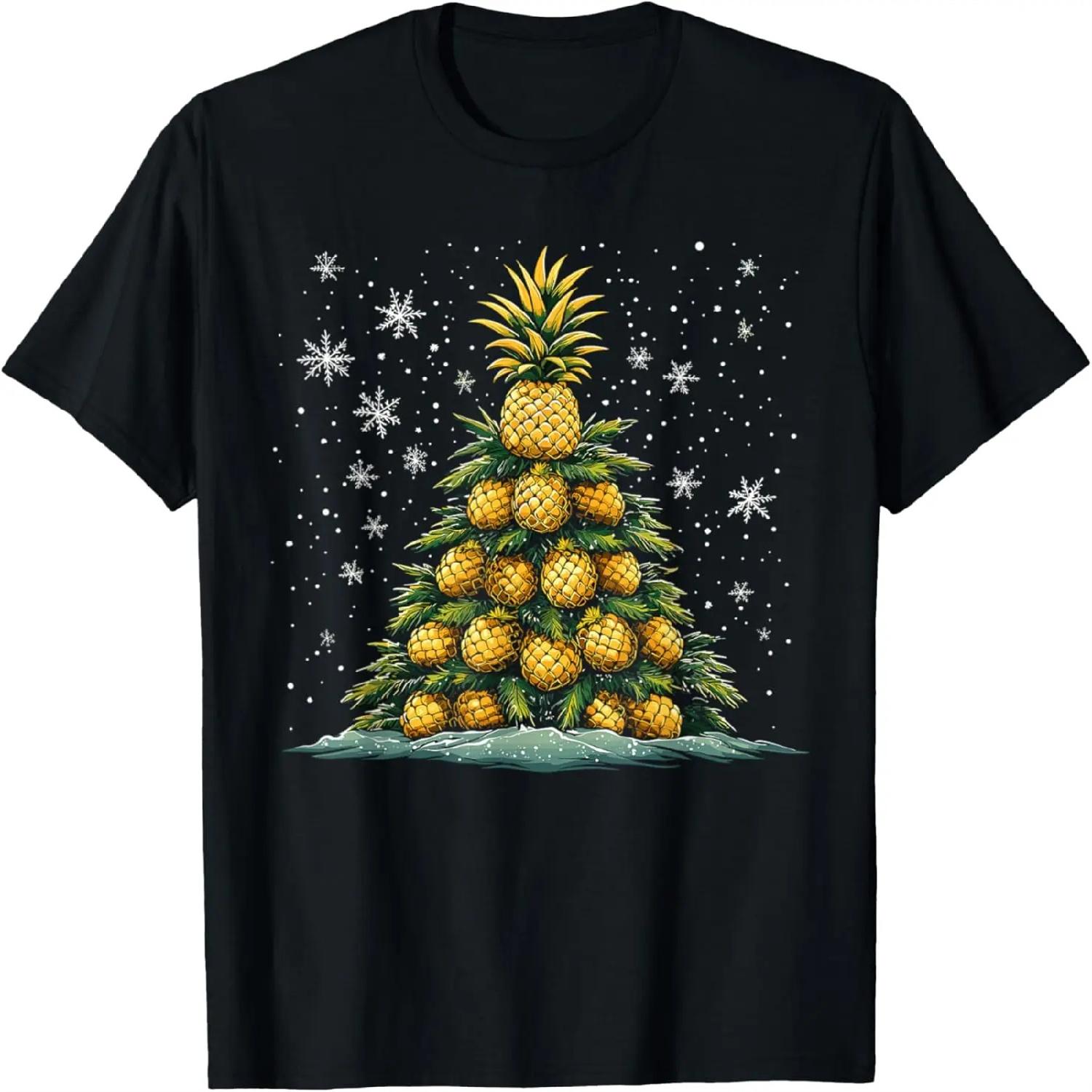 

Pineapple Christmas Tree Xmas Fruit For Men Women Kids T-Shirt XXXXXL різнокольоровий