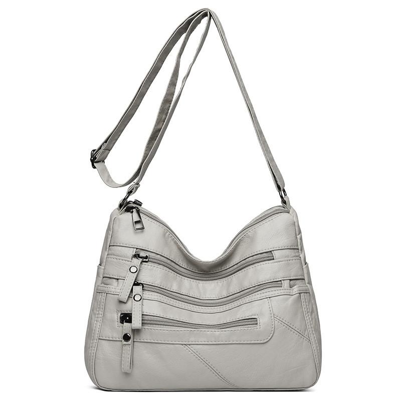 Womens Pu Crossbody Bag With Multicompartment Design For Daily Casual Use