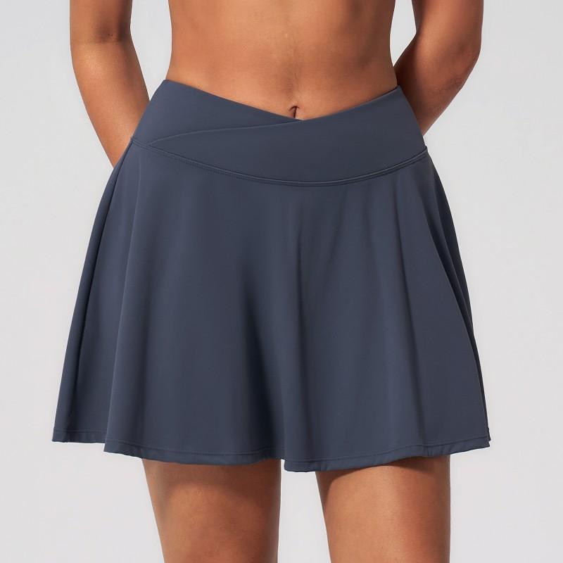 Womens Quick-Dry Sport Skirt Running Yoga Tennis Badminton Athletic Workout Lightweight Performance