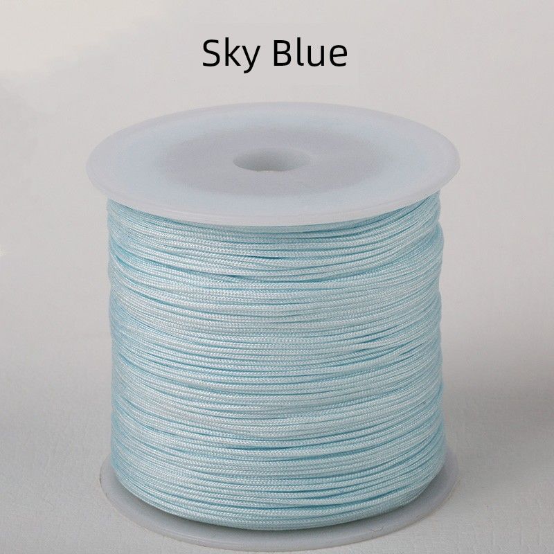 No. 72 Jade Thread 100 M Handmade Braided Rope Bracelet Red Rope Braid Rope Thread Carrying Strap String Jewelry Thread DIY Material