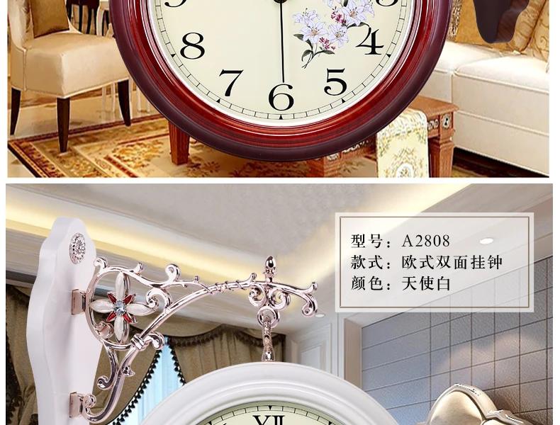 Double-Face Large Wall Clock - Vintage Digital Design, Mechanism Operation, Room Decor Accessory, Modern Home Decoration Timepie