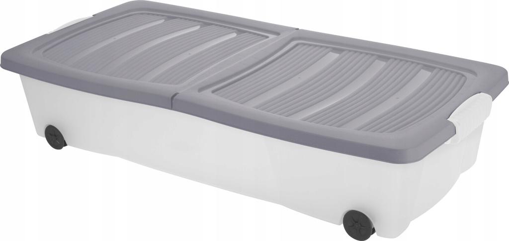 Storage Box On Wheels 80 X 40 X 17 Cm