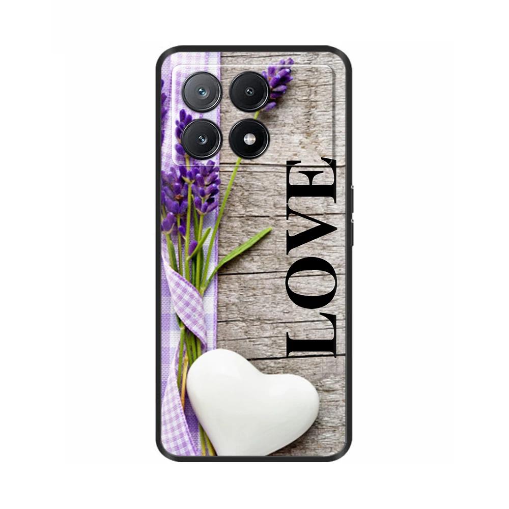 Case For Poco X6 Pro Phone Back Cover For Poco X6 Neo Pocox6 Pro 5G Soft Black Silicone Bumper Shockproof Protective Shell Cases