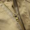 Mens Cargo Shorts Fashion Zipper Pocket Summer Cotton Shorts Hiking Jogger Elastic Waist Sports Shorts
