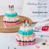 Educational DIY Small Particle Building Block Toys for Children's Birthday Gifts - Cake Ornaments
