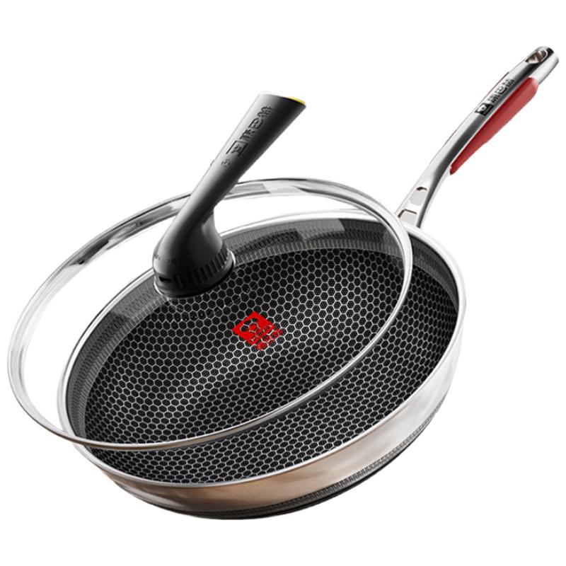 Kangbach 316L Knight Pro Double-Sided Honeycomb Non-Stick Wok