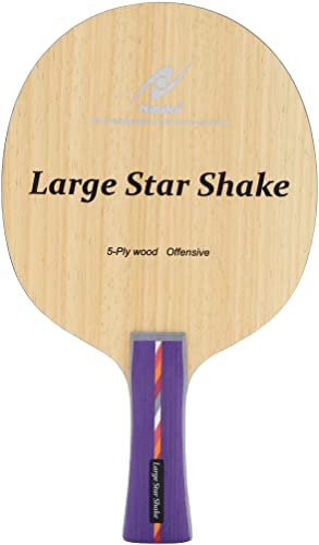 Nittaku Large Star Shakehand Table Tennis Racket (for Large Balls), Flare, NE-6895