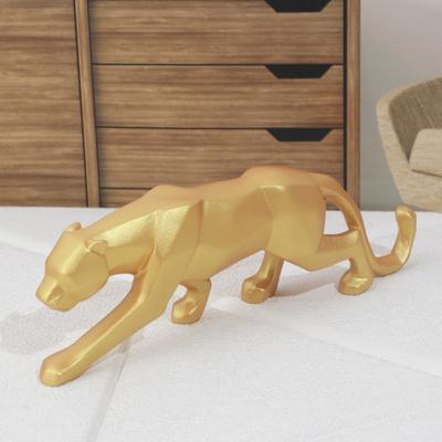 1 PC Nordic Creative Leopard Figurine Desk Decoration Resin Crafts Home Accessories Home Decor