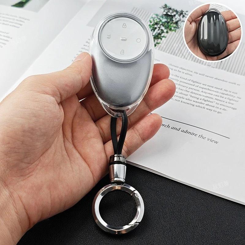 Keychain Key Holder Case For GAC AION Y Plus S V LX IA5 LA5 GA6 GM5 GS7 GS8 Aian V Protection Accessories Key Caps