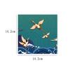 72Pcs Origami Paper Cranes Fold Origami Cranes Handmade DIY Bird Garlands for Wedding Party Birthday Baby Shower Bird Streamer