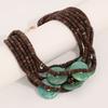 Statement Vintage Beads Necklace Handmade for Woman Girl Trendy Vintage Wedding Party Jewelry
