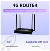 4G Wireless WiFi Router, SIM Card Compatible, 300Mbps (Model: ED122)