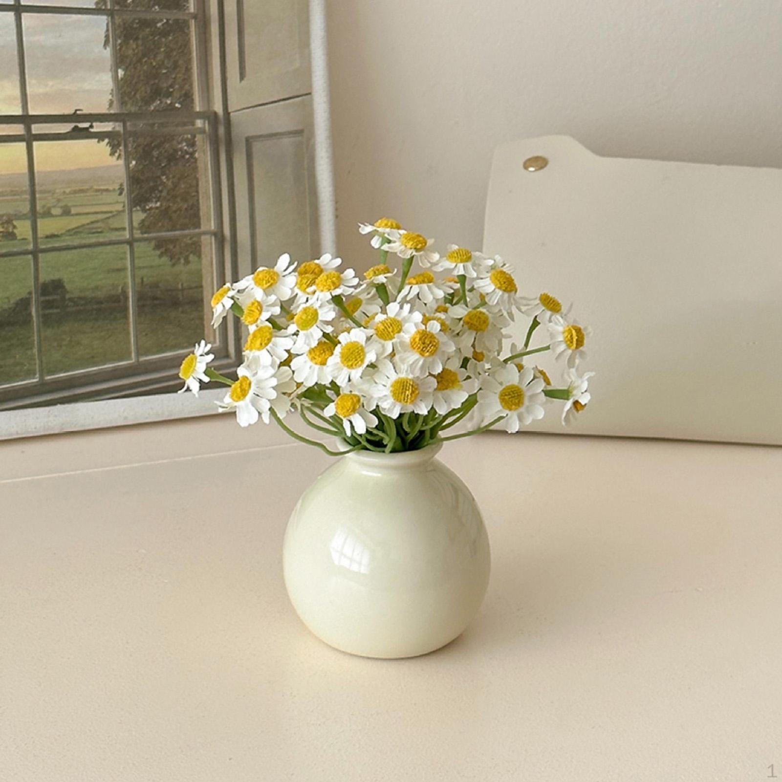 

Керамическая ваза для цветов, цветочный горшок, стол, цветочная композиция, центральный элемент для дома, небольшой современный