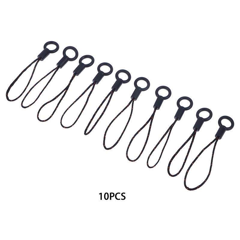10Pcs/Pack Lanyard Lariat Cords Lobster Clasp Rope Keychains Hooks Mobile