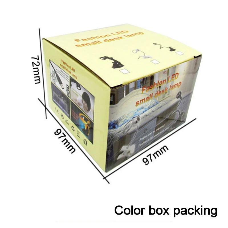 LED Reading Lights 360°Flexible Gooseneck Dimmable Table Lamp Clip On Indoor Bedroom Eye Protection Desk Light Book Clamp Lamp