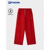Fila FUSION Women's 2026 Spring Knit Straight-Leg Pants