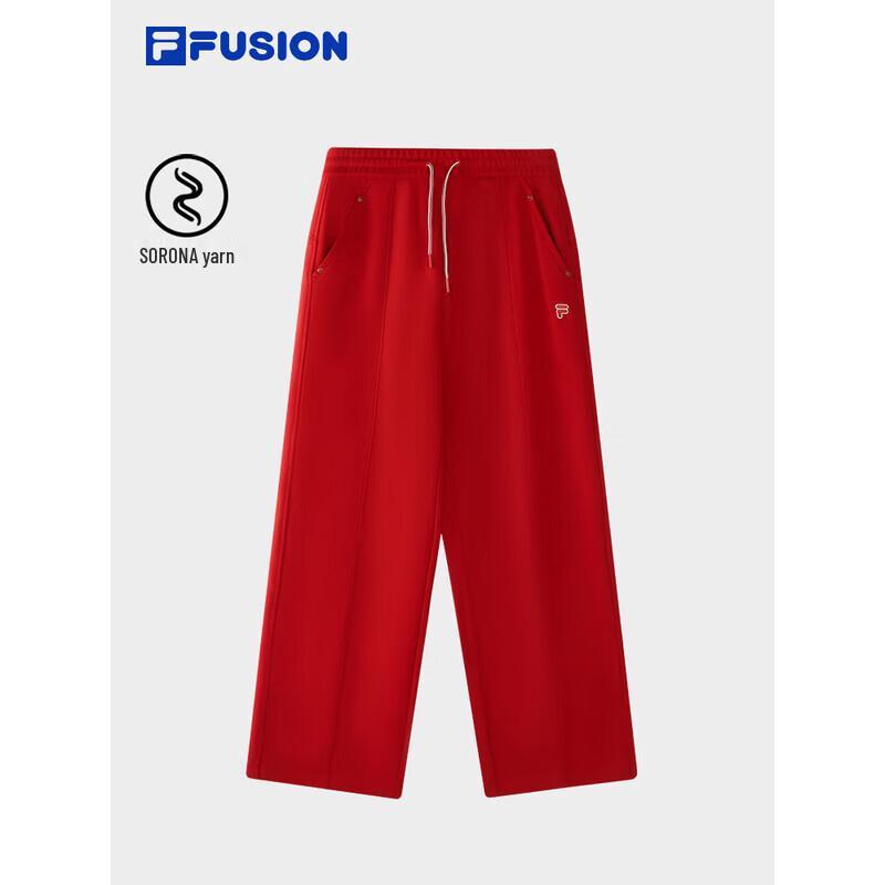 Fila FUSION Women's 2026 Spring Knit Straight-Leg Pants
