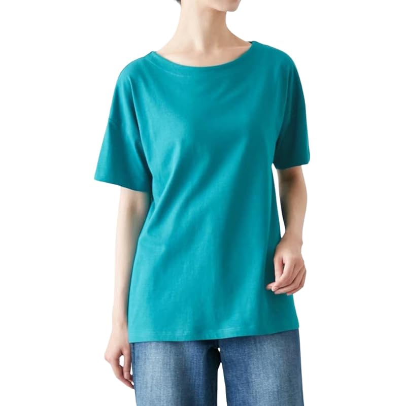 

[Belle Maison] T-shirt ladies short sleeve Water absorption and quick drying antibacterial Odor prevention Relaxing silhouette T-shirt cut and sew